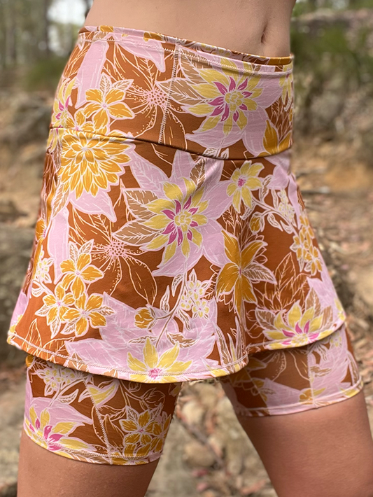 Namibia Rose Recycled Run Skort