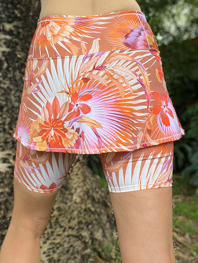 Desert Nature Recycled Run Skort