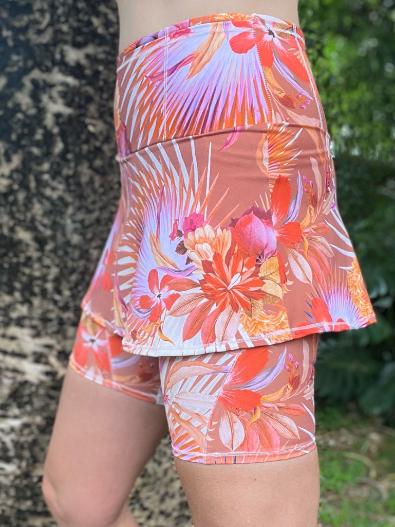 Desert Nature Recycled Run Skort