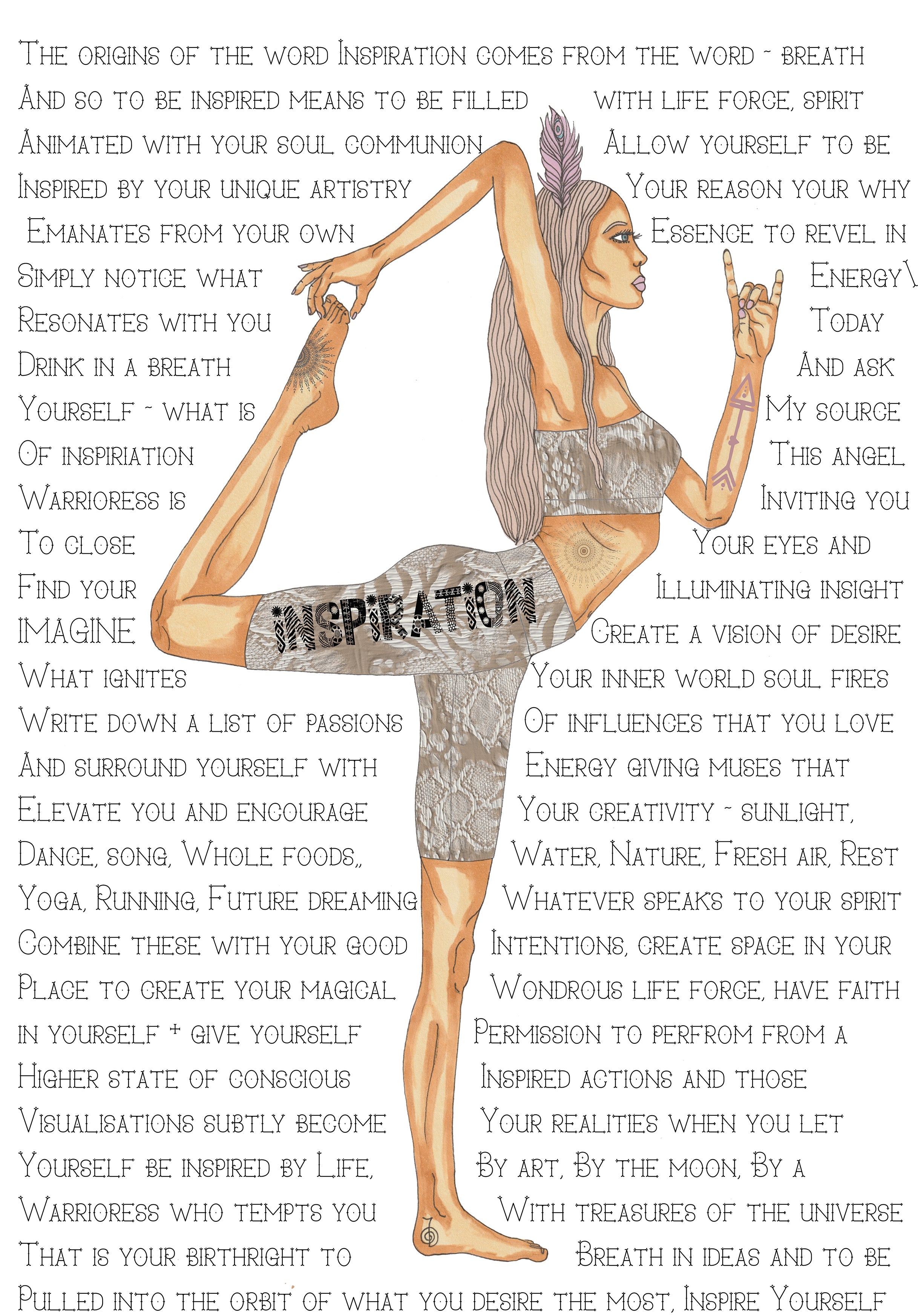 Warrioress Print - INSPIRATION
