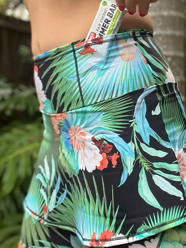 Mountain Bloom Recycled Run Skort