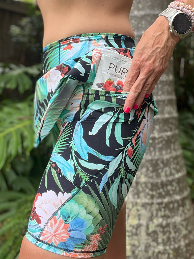 Mountain Bloom Recycled Run Skort