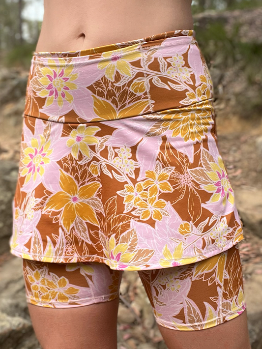 Namibia Rose Recycled Run Skort