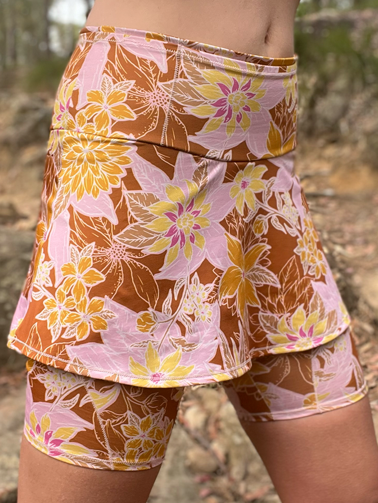 Namibia Rose Recycled Run Skort