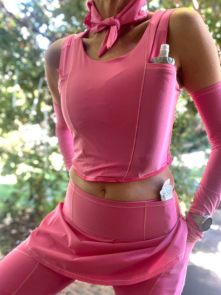 Train Like A Warrioress Top - Pink Bio