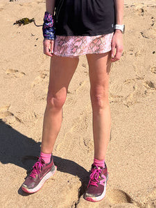 Recycled Serpent Power Run Skort