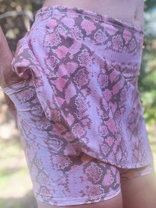 Recycled Serpent Power Run Skort