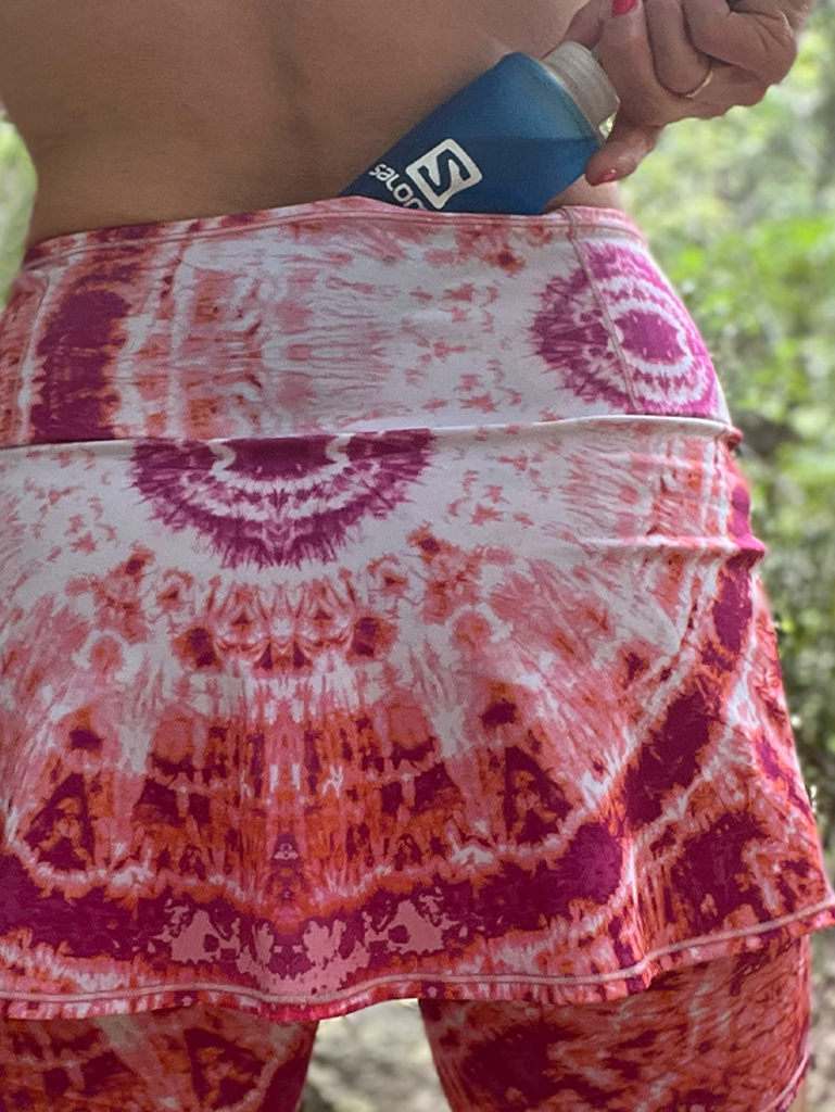 Sun Mandala Recycled Run Skort