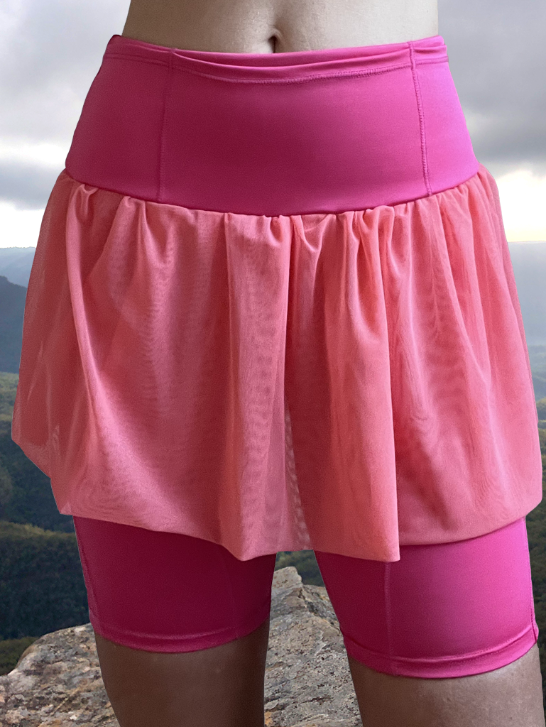 Pink Warrioress Recycled Trail Run Tutu