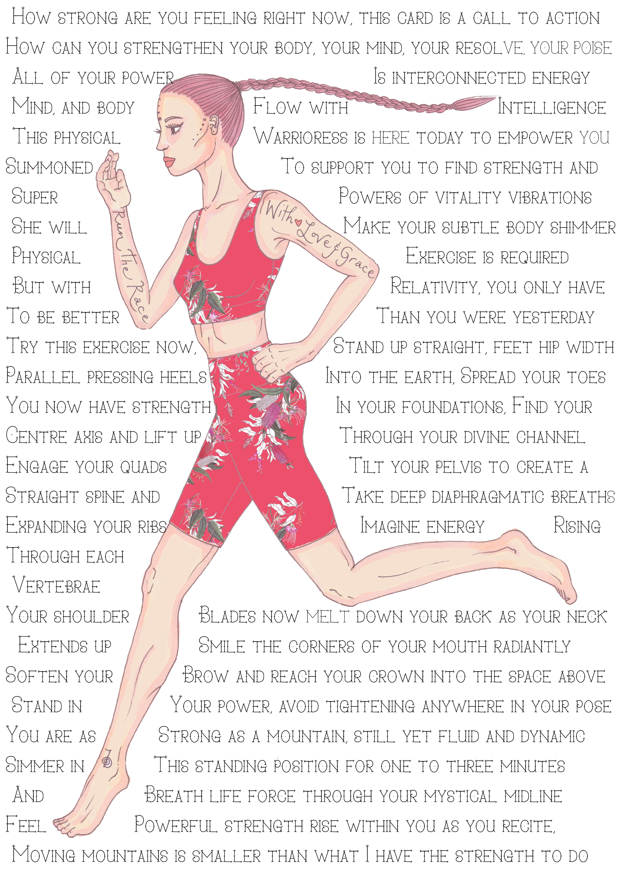 Warrioress Print - STRENGTH