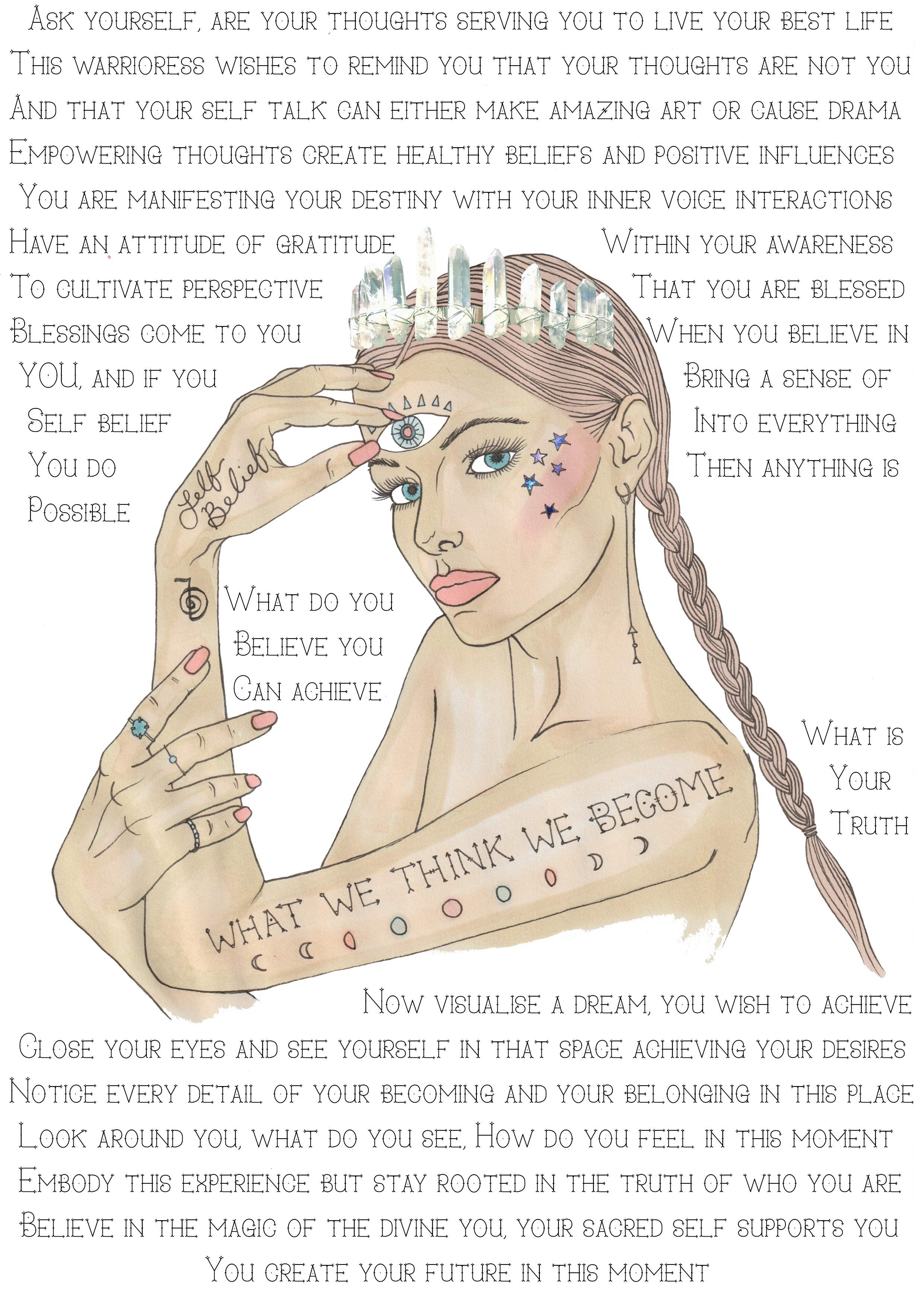 Warrioress Print - BECOME