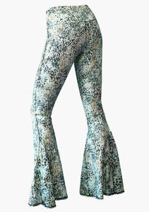 Recycled Funky Leopard Flares
