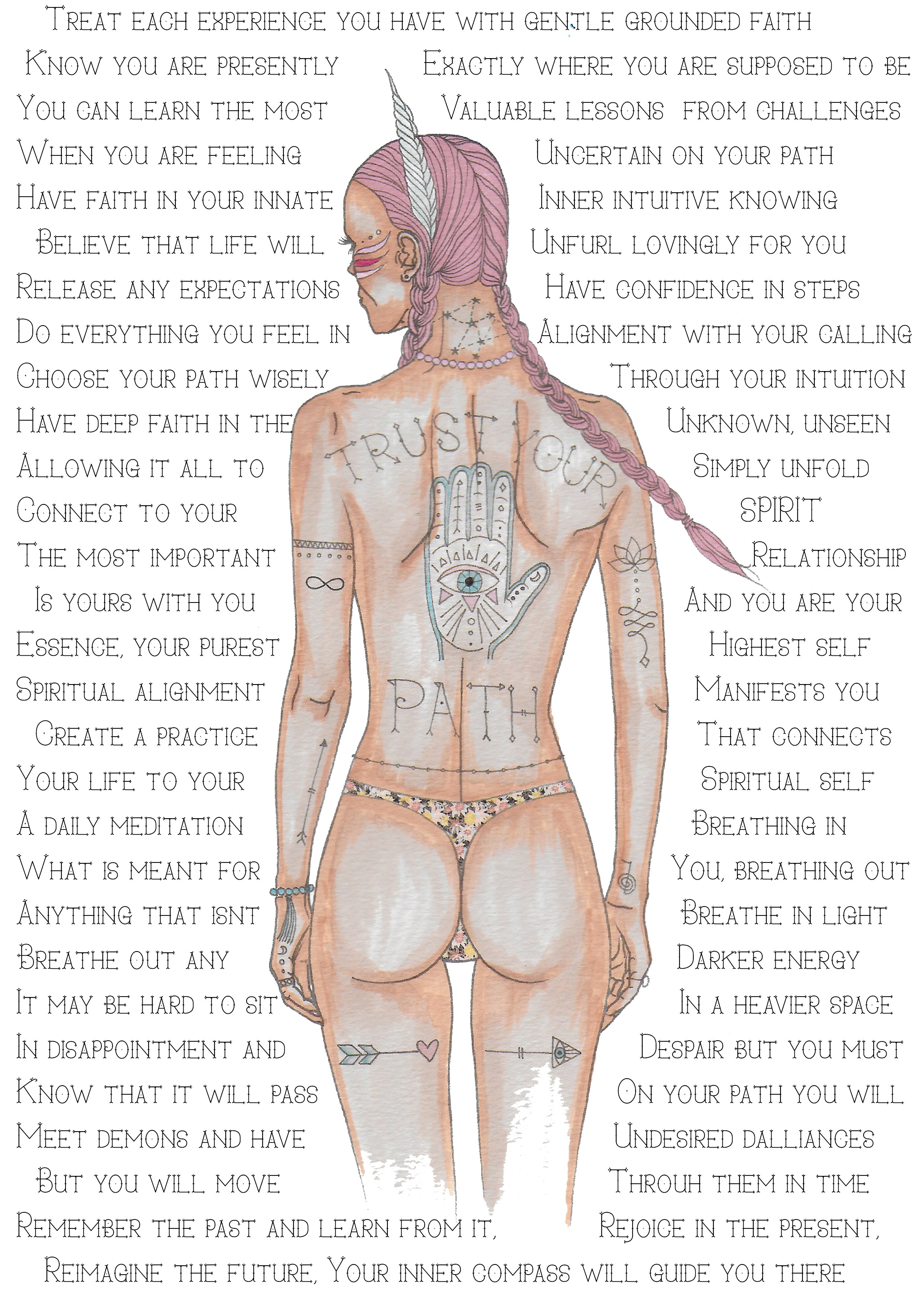 Warrioress Print - TRUST